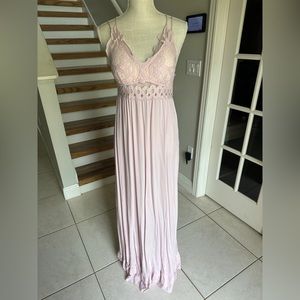 Pink Lily Maxi Dress
